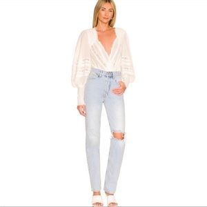 Free people lasso straight leg jeans NWT 30